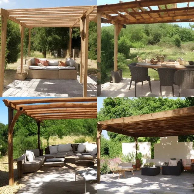 Comment fixer un paillasson camarguais sur une pergola ? - Paillasson.shop