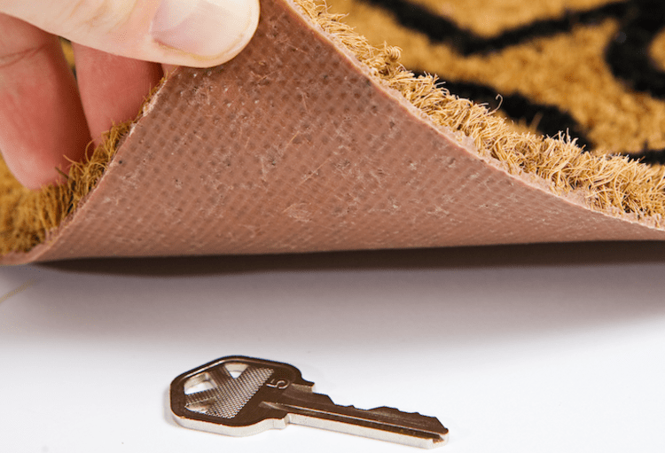 Les clés sous le paillasson - Paillasson.shop