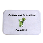Paillasson J'espère que tu as pensé au Mojito - Vignette | Paillasson.shop