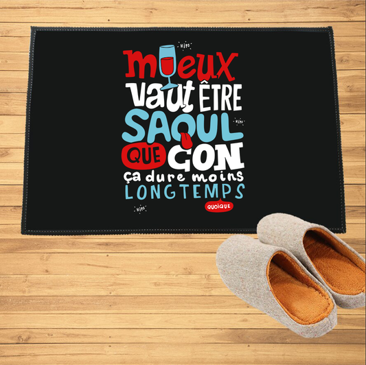 Paillasson humour alcool