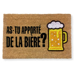 Paillasson coco motif bière - Vignette | Paillasson.shop