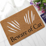 Paillasson méfiez-vous du chat - Vignette | Paillasson.shop