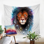 Tapis mural lion - Vignette | Paillasson.shop
