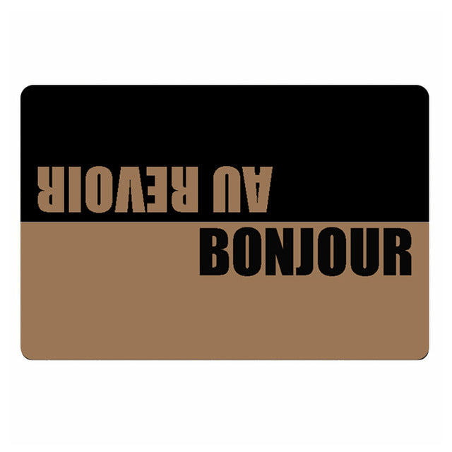 Paillasson humour : Bonjour Au Revoir - Paillasson.shop