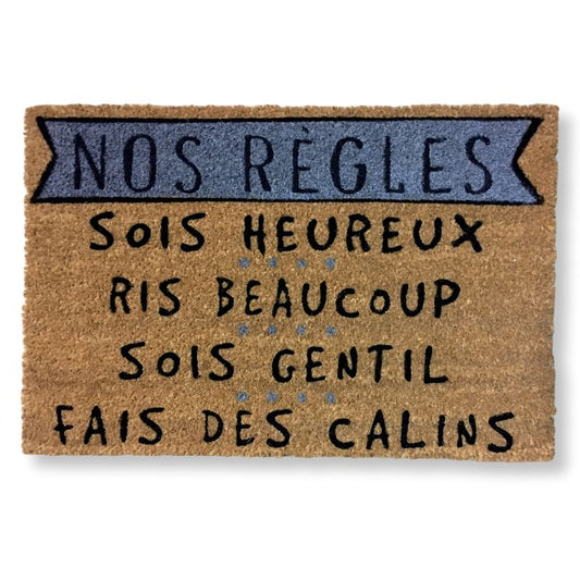 Paillasson coco humour français - Paillasson.shop