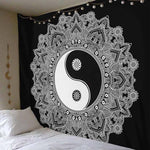 Tenture murale Mandala Yin et Yang - Vignette | Paillasson.shop