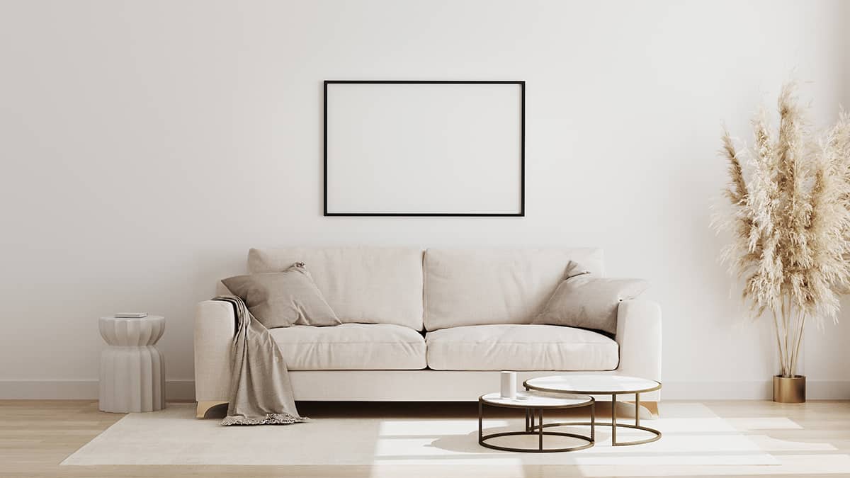 Quelle couleur de tapis pour le canapé blanc [11 options compatibles] ? - Paillasson.shop
