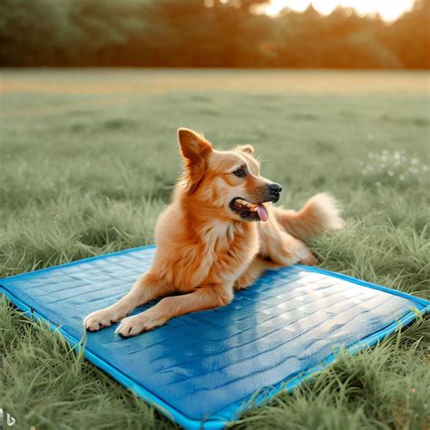 Tapis rafraîchissant chien