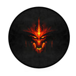Tapis rond noir Diablo 3 - Vignette | Paillasson.shop