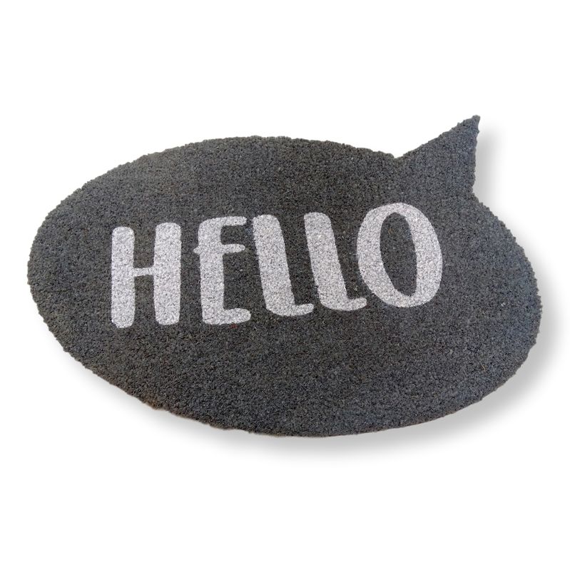 Paillasson coco gris anthracite