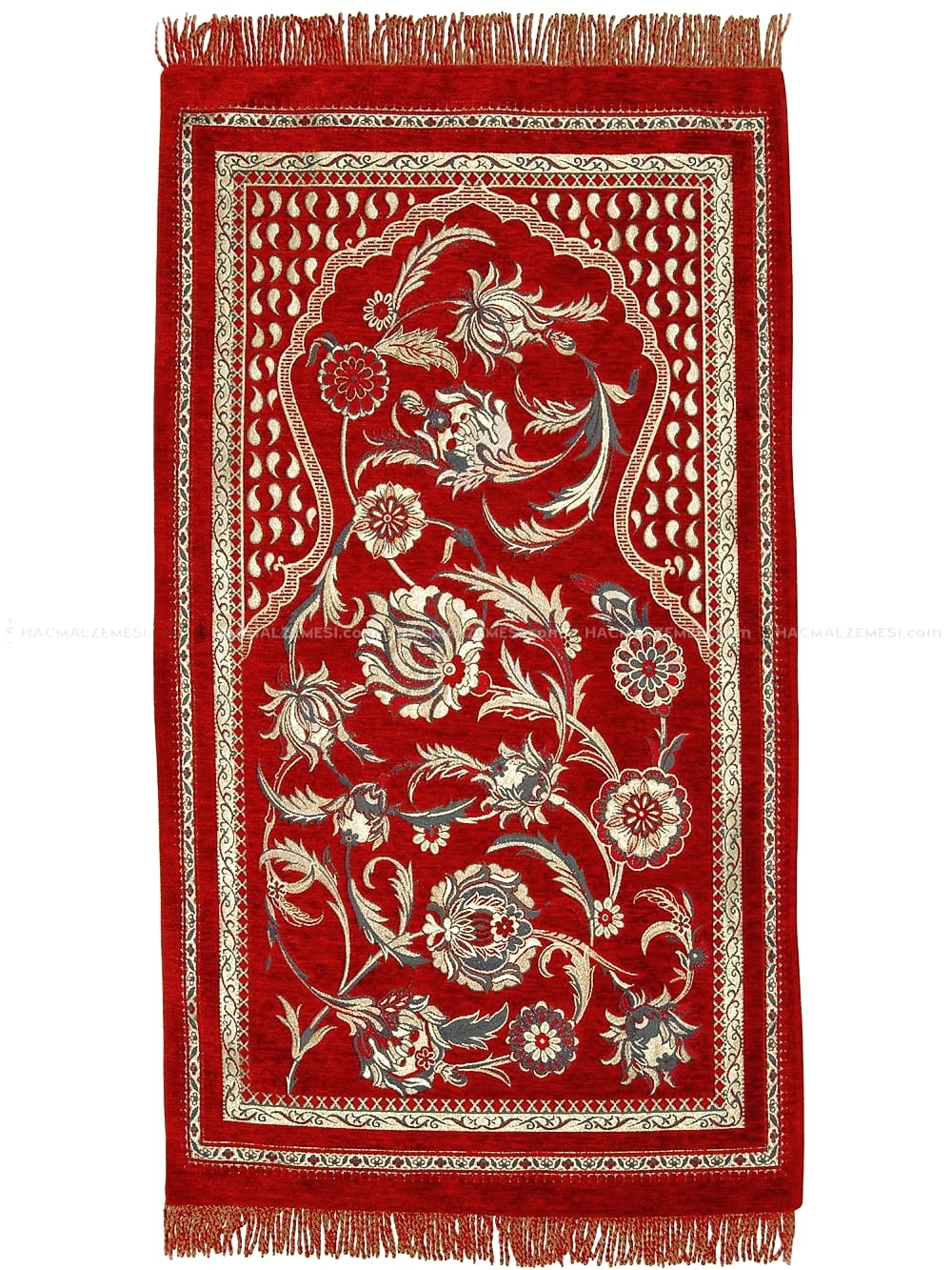 Tapis De Prière musulmane De luxe, aspect soie, en tissu doux tissé  authentique, pour pied turc, Sijadet Sala - AliExpress