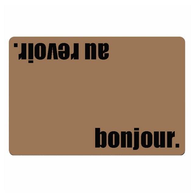 Paillasson Bonjour au Revoir - Paillasson.shop