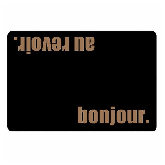 Paillasson Bonjour au Revoir - Paillasson.shop