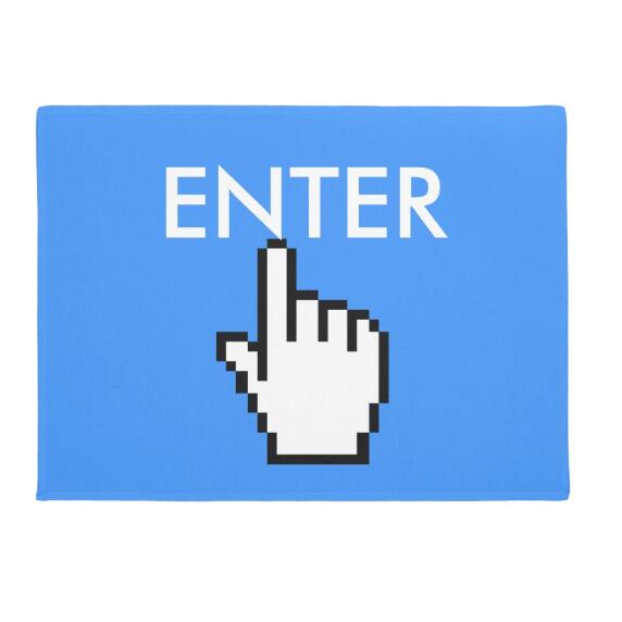 Paillasson de geek Enter - Paillasson.shop