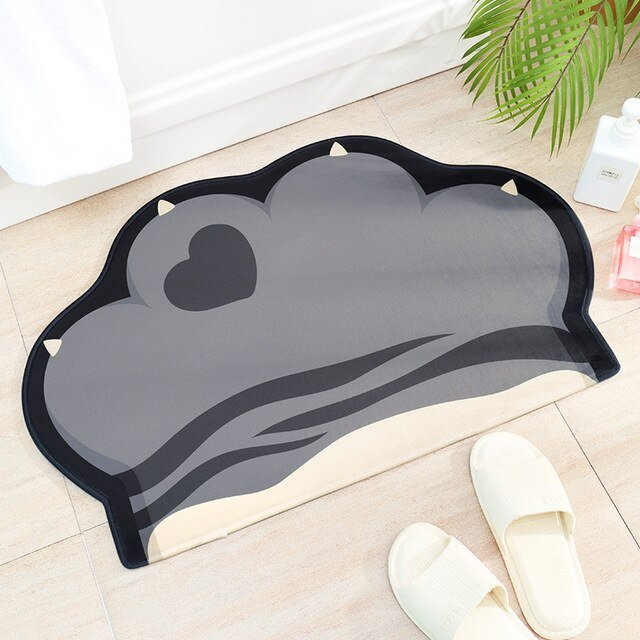 Paillasson en forme de pattes d'animaux - Paillasson.shop