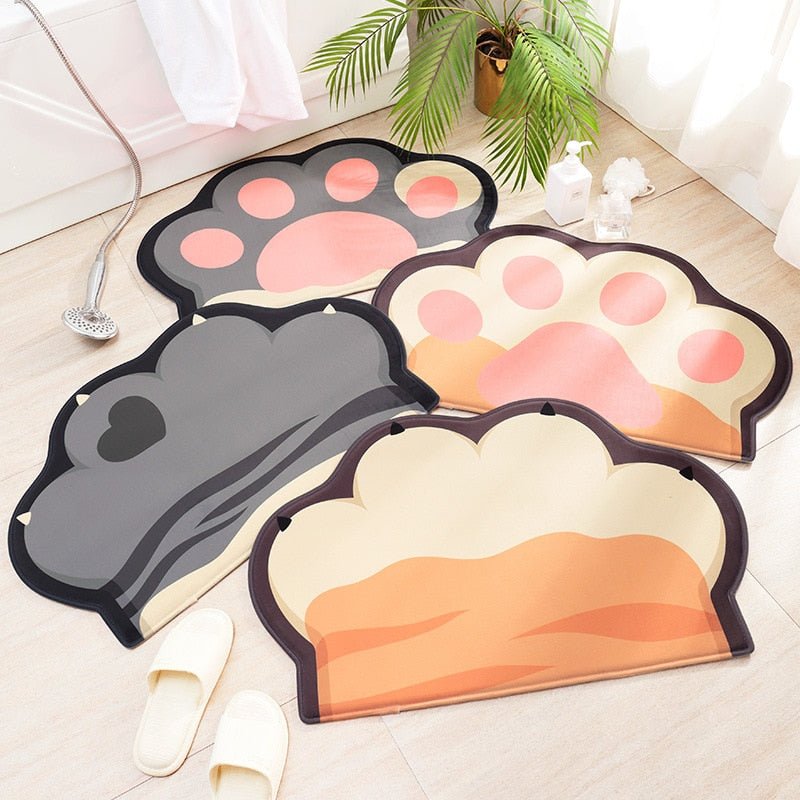 Paillasson en forme de pattes d'animaux - Paillasson.shop