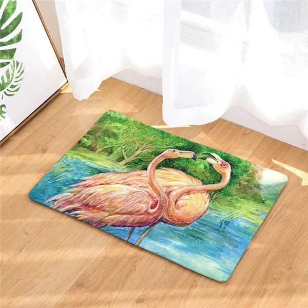 Paillasson flamant rose - Paillasson.shop