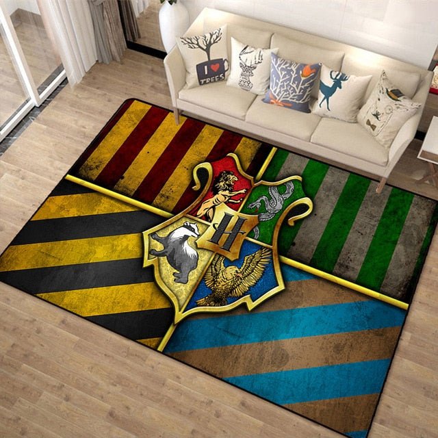 Paillasson Harry Potter Ies 4 maisons de poudlard - Paillasson.shop
