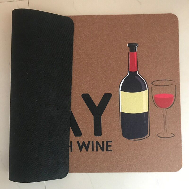 Paillasson humoristique vin - Paillasson.shop
