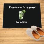 Paillasson J'espère que tu as pensé au Mojito - Vignette | Paillasson.shop