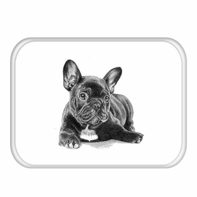 Paillasson chien || Bulldog français - Paillasson.shop
