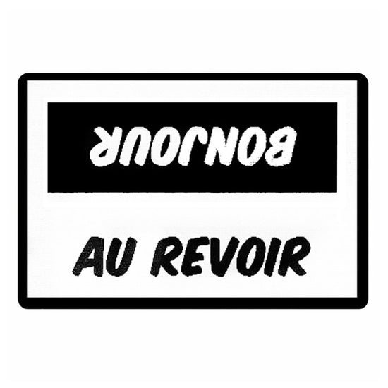 Paillasson humour : Bonjour Au Revoir - Paillasson.shop