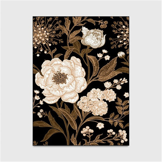 Tapis Chinois à motif floral - Paillasson.shop