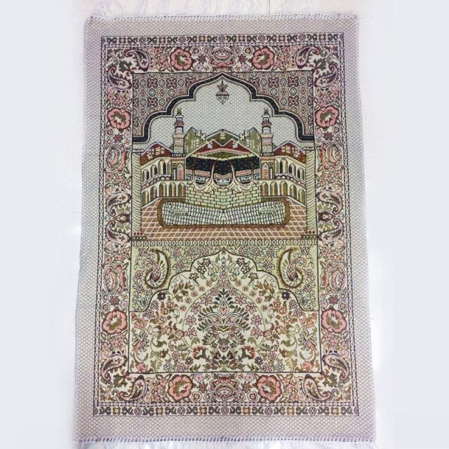 Tapis de prière beige