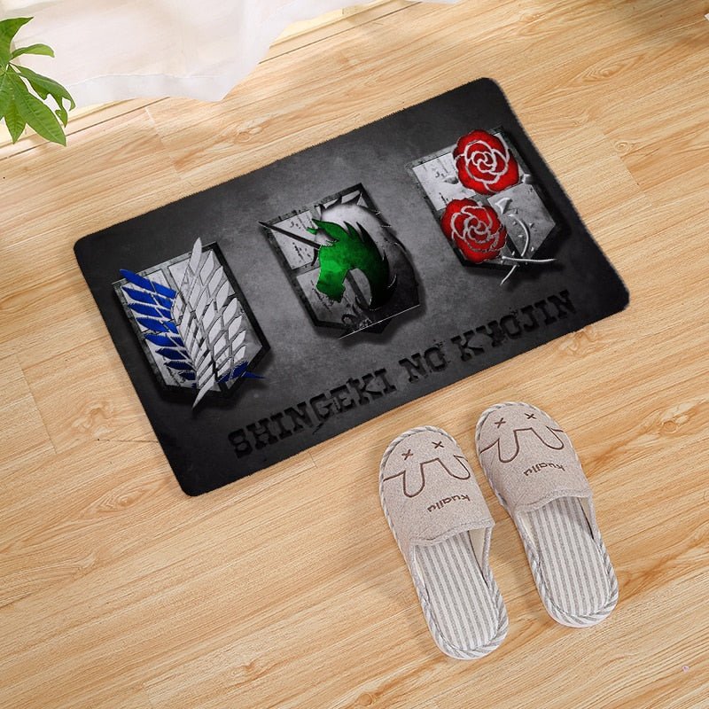 Tapis attaque des titans - Paillasson.shop