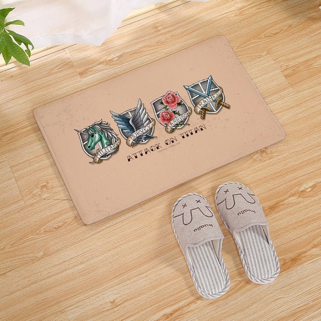 Tapis attaque des titans - Paillasson.shop