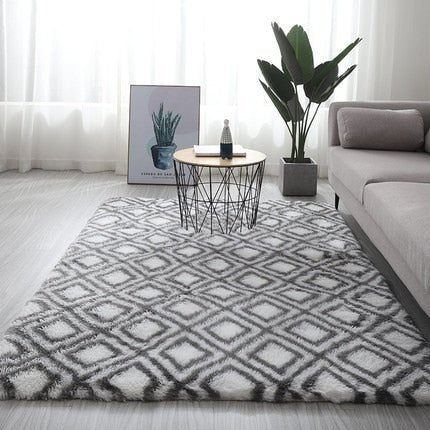 Tapis blanc et noir - Paillasson.shop