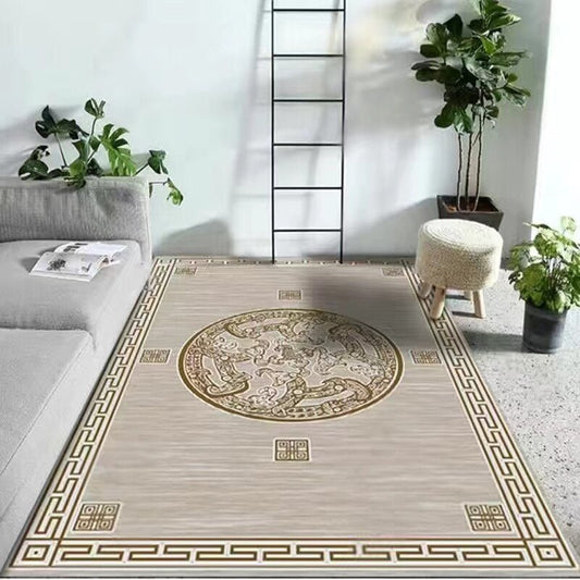 Tapis chinois beige - Paillasson.shop