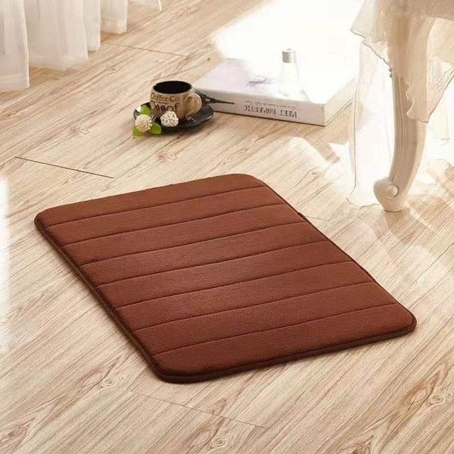 Tapis de bain antidérapant en mousse à mémoire de forme - Paillasson.shop