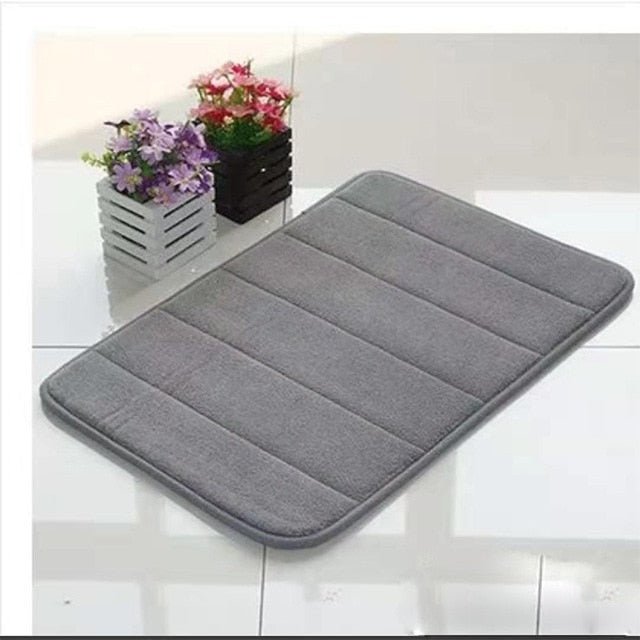 Tapis de bain antidérapant en mousse à mémoire de forme - Paillasson.shop