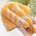 Tapis de bain jaune citron - Vignette | Paillasson.shop