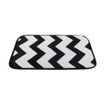 Tapis de bain noir et blanc - Vignette | Paillasson.shop