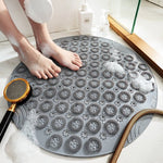 Tapis de bain rond antidérapant - Vignette | Paillasson.shop