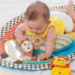 Tapis de jeu pour bébé avec peluches - Vignette | Paillasson.shop