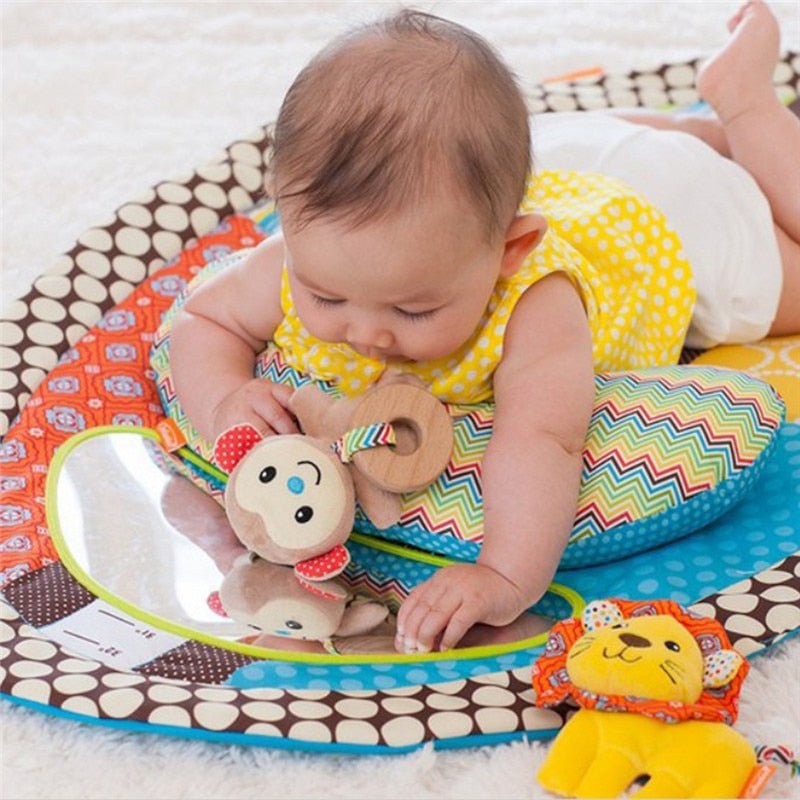 Tapis de jeu pour bébé avec peluches - Paillasson.shop