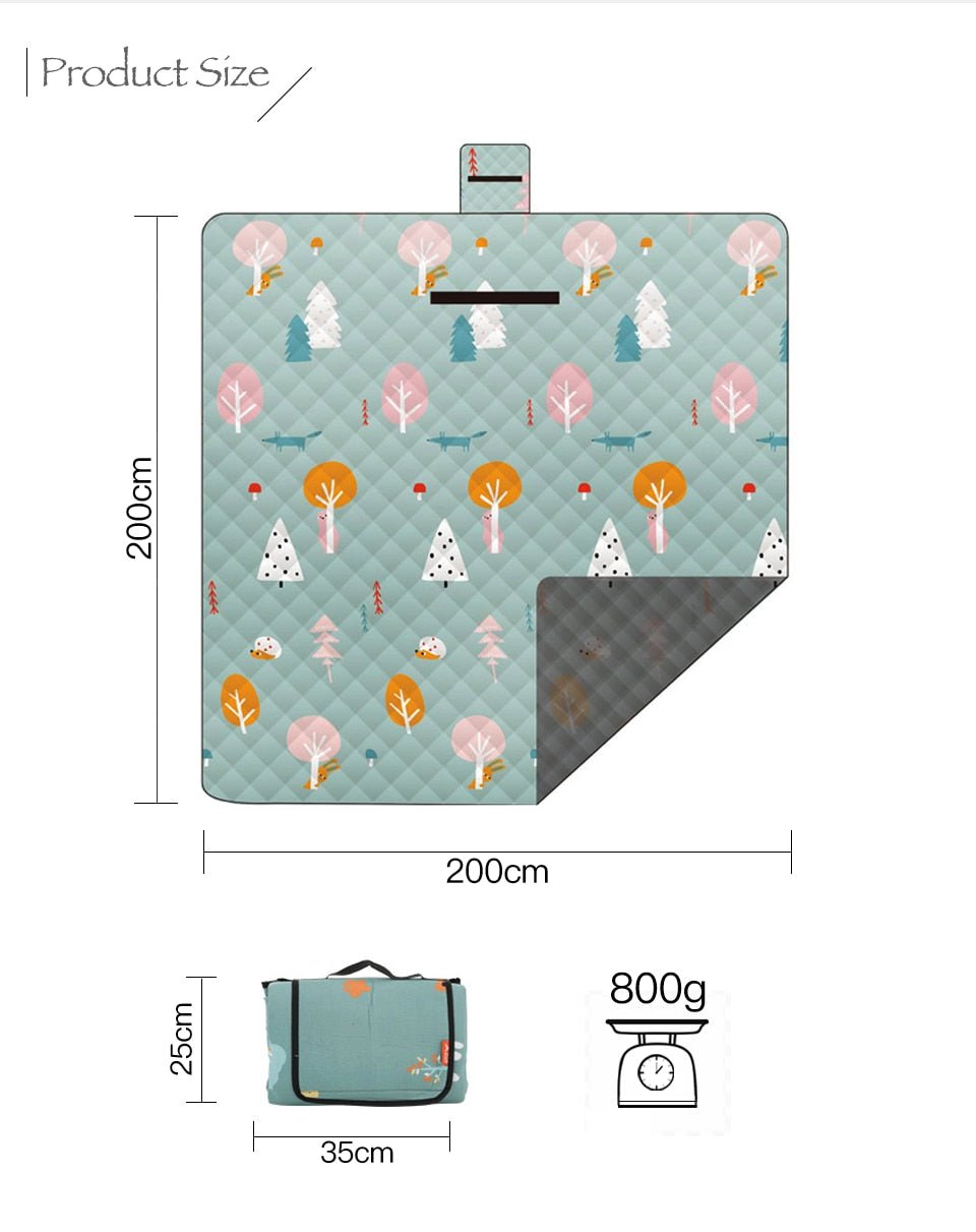 Tapis de plage matelassé - Paillasson.shop