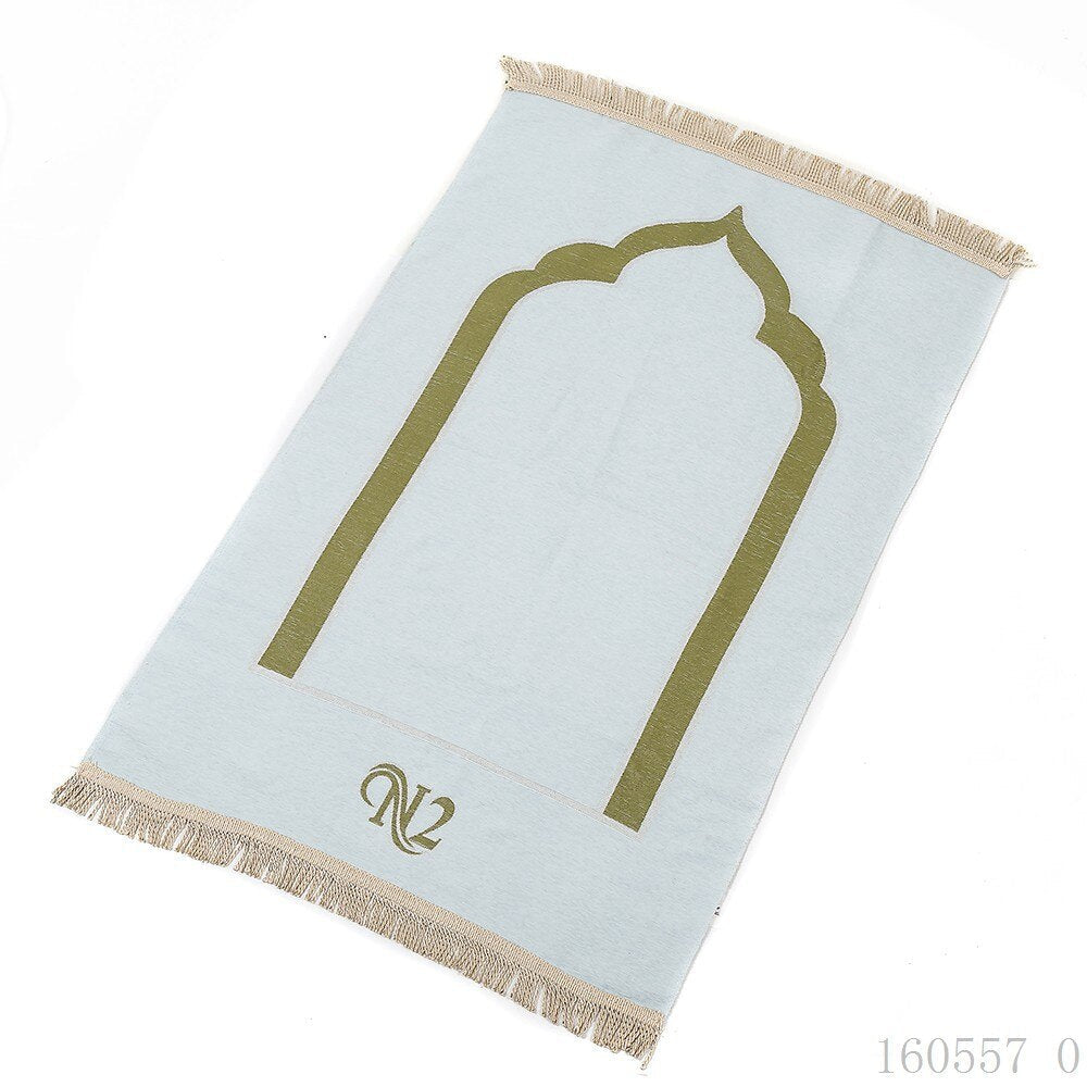 Tapis de prière blanc - Paillasson.shop