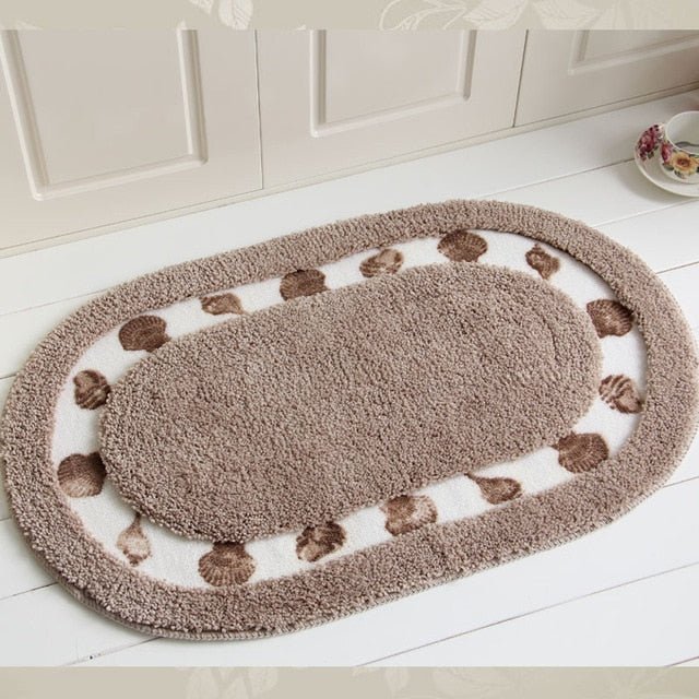 Tapis de salle de bain antidérapant en microfibre - Paillasson.shop