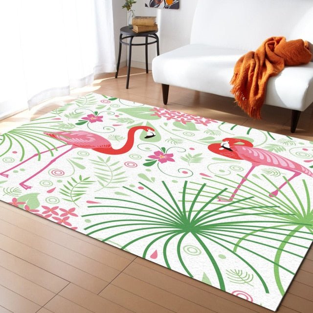 Tapis flamant rose - Paillasson.shop
