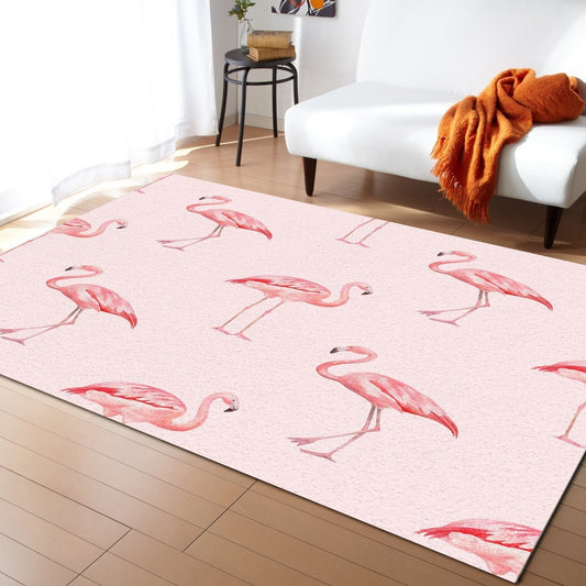 Tapis flamant rose - Paillasson.shop