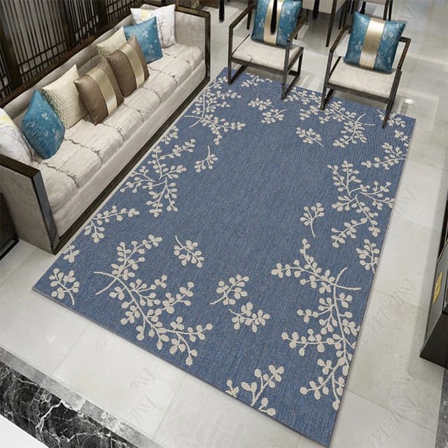 Tapis floral chinois - Paillasson.shop