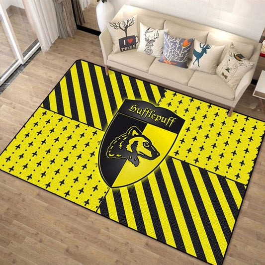 Tapis Harry Potter insigne de Poufsouffle - Paillasson.shop