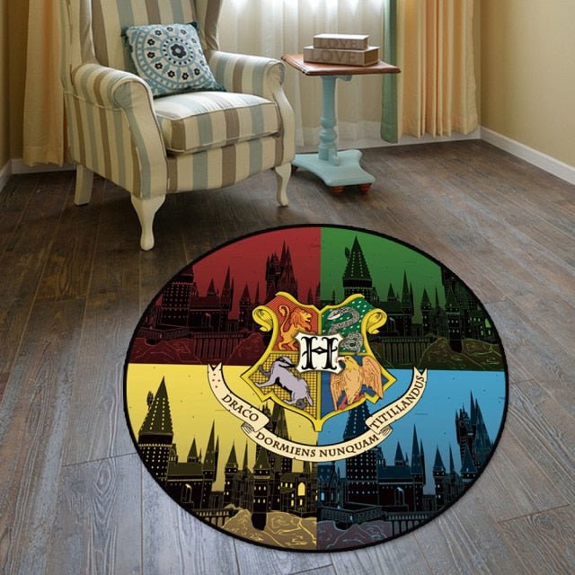 Tapis Harry Potter rond - Paillasson.shop