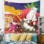 Tapis mural chats - Vignette | Paillasson.shop