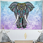 Tapis mural éléphant Indien - Vignette | Paillasson.shop