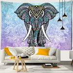 Tapis mural éléphant Indien - Vignette | Paillasson.shop